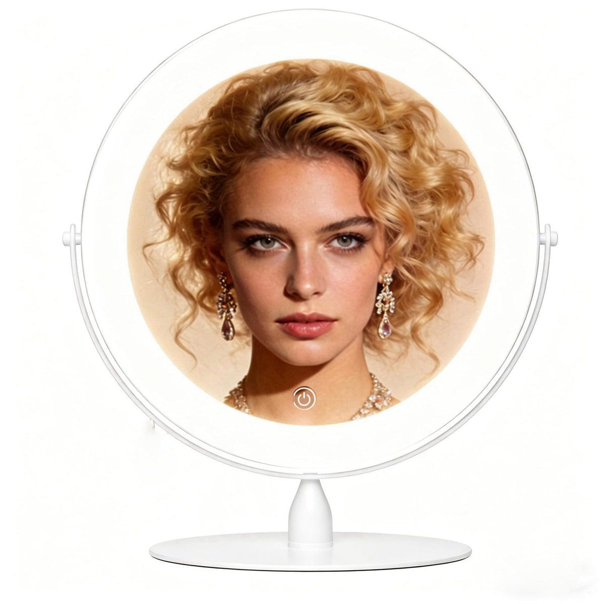 DEXHOM 9" Magnifying Vanity Mirror with Light, 10X/1X Makeup Mirror – product photo (Makeup Mirrors)