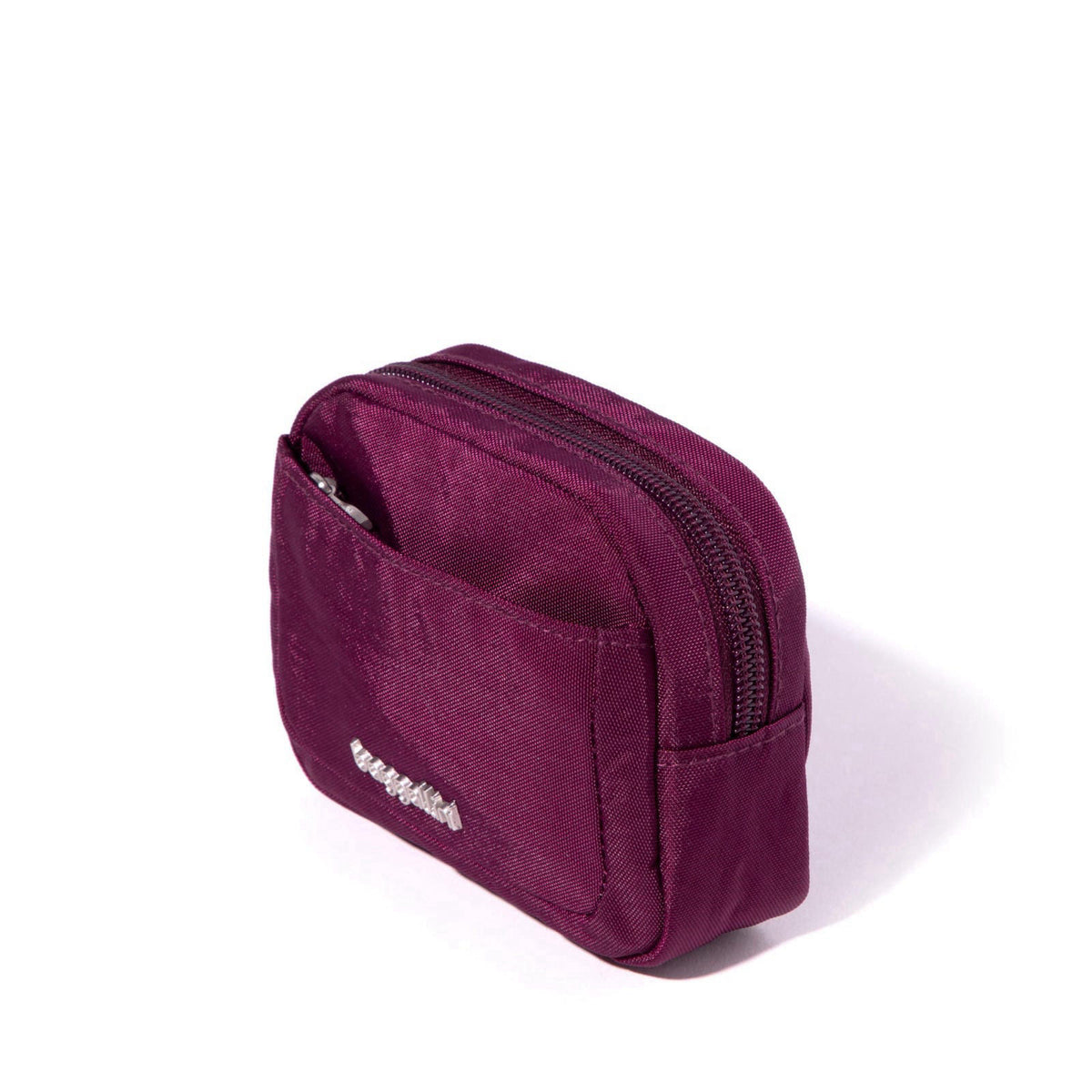 Baggallini Women's Pocket Cosmetic - Lightweight Bag - Travel Essentials Makeup Organizer Mini – back view and specifica