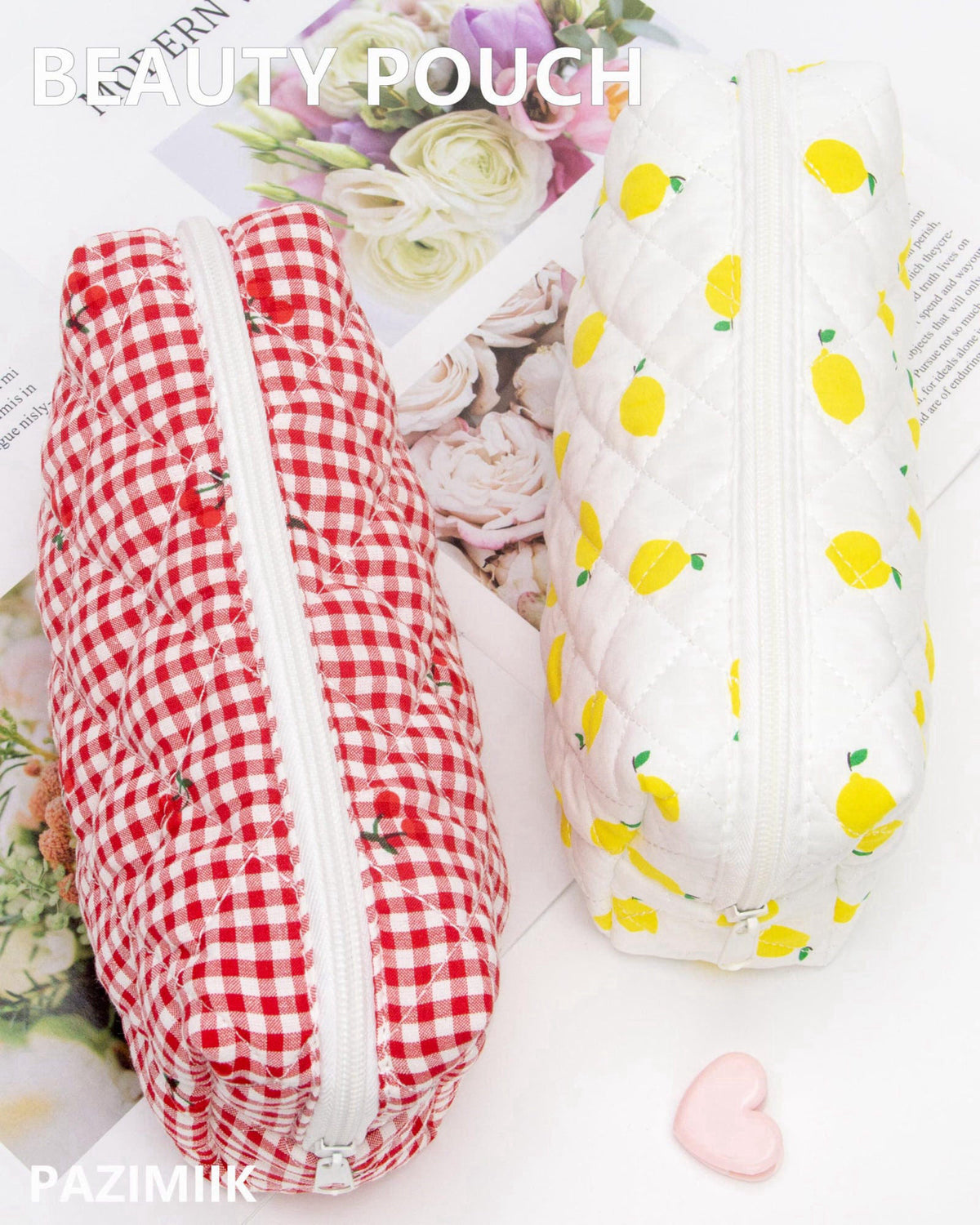 PAZIMIIK – Cosmetic Bags on display