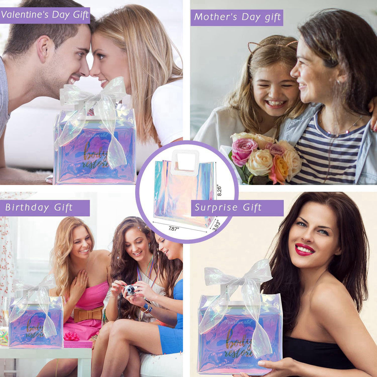 PEARLWORLD Birthday Gifts for Women, 12 Pcs Luxury Bath Skin Care Shower Bath Set – alternate angle