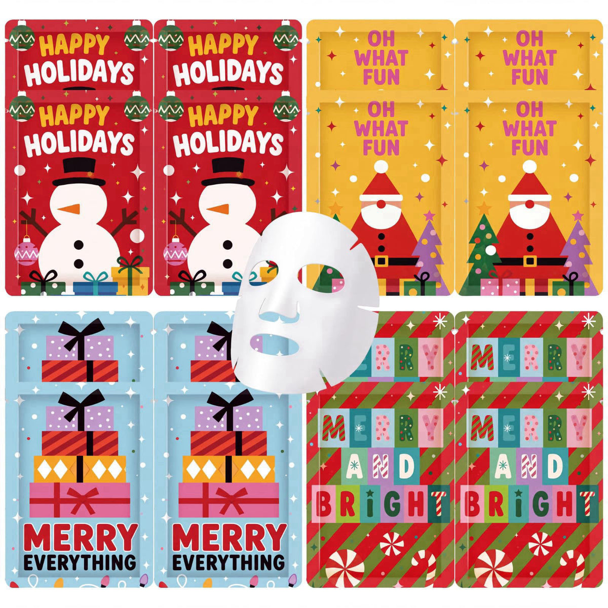 Batiyeer 16 Pcs Christmas Face Masks for Women, Stocking Stuffers 2026 – product photo (Masks)