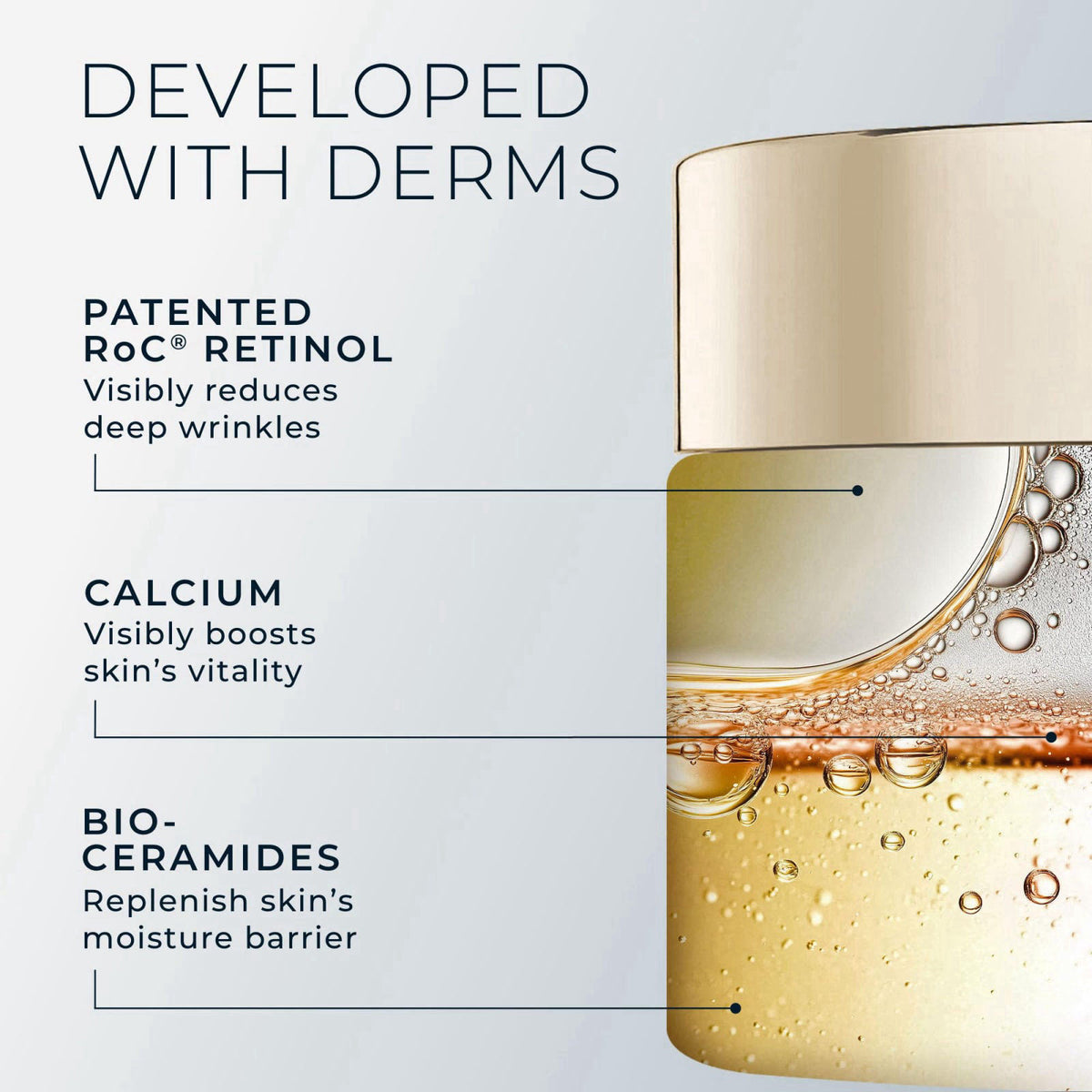 RoC Deep Wrinkle Rich Cream, Daily Anti-Aging Firming Cream, fragrance-free – alternate angle