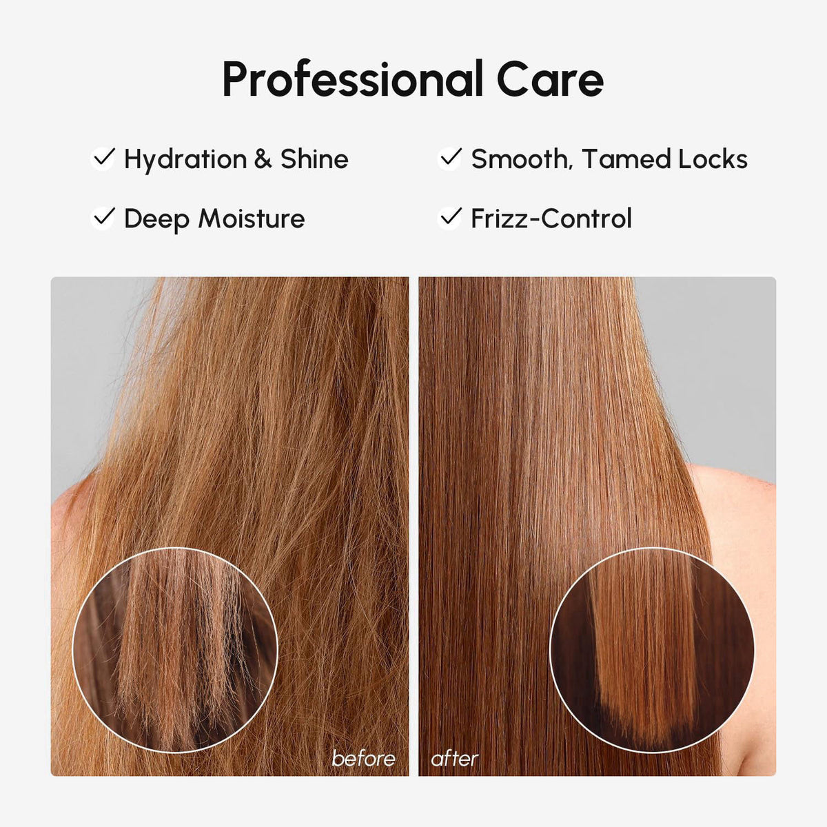 MAREE Deep Conditioning Hair Mask for Damaged Hair - Deep Hydrating Protein – back view and specifications