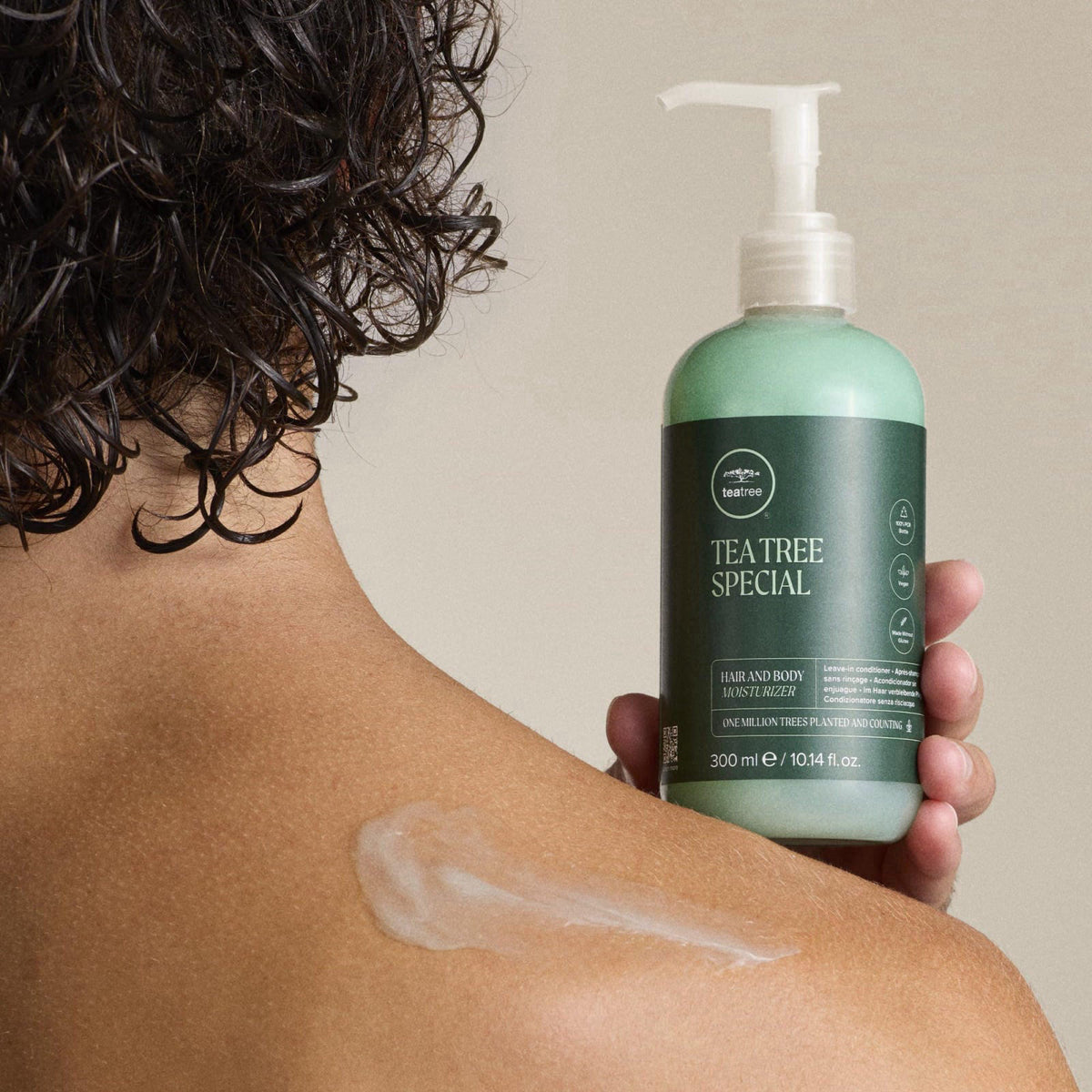Tea Tree Hair and Body Moisturizer Leave-In Conditioner, Body Lotion, After-Shave Cream, For All Hair + Skin Types – Lot