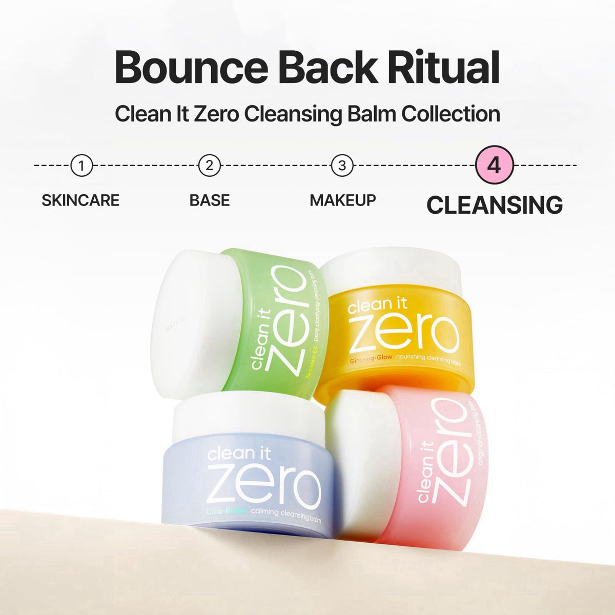 BANILA CO – Makeup Cleansing Creams on display