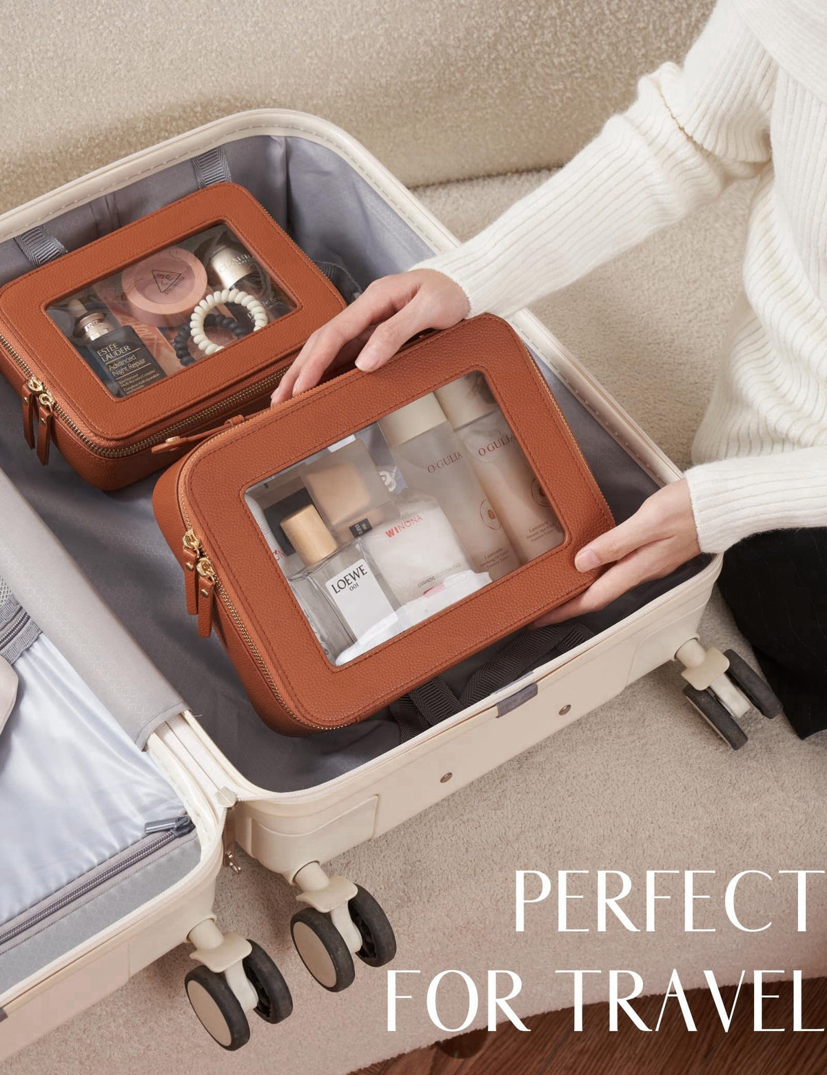 Popvibe – Cosmetic Bags on display