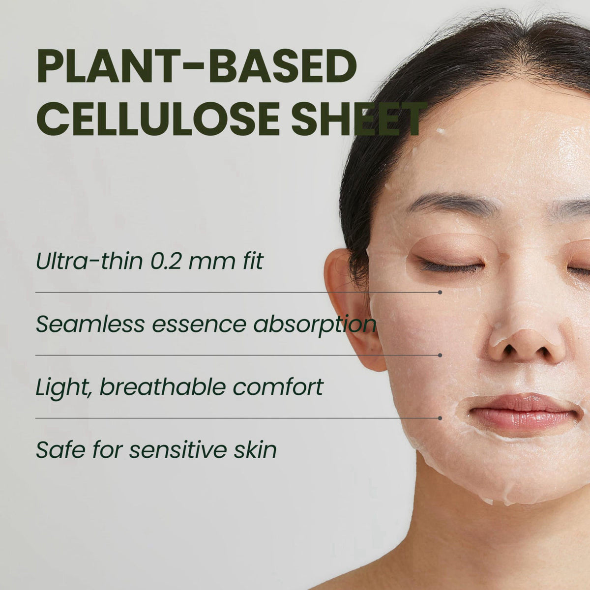 elravie HyCicaMue Recovery Mask(10ea) | Cica Sheet Mask for Sensitive Skin – alternate angle