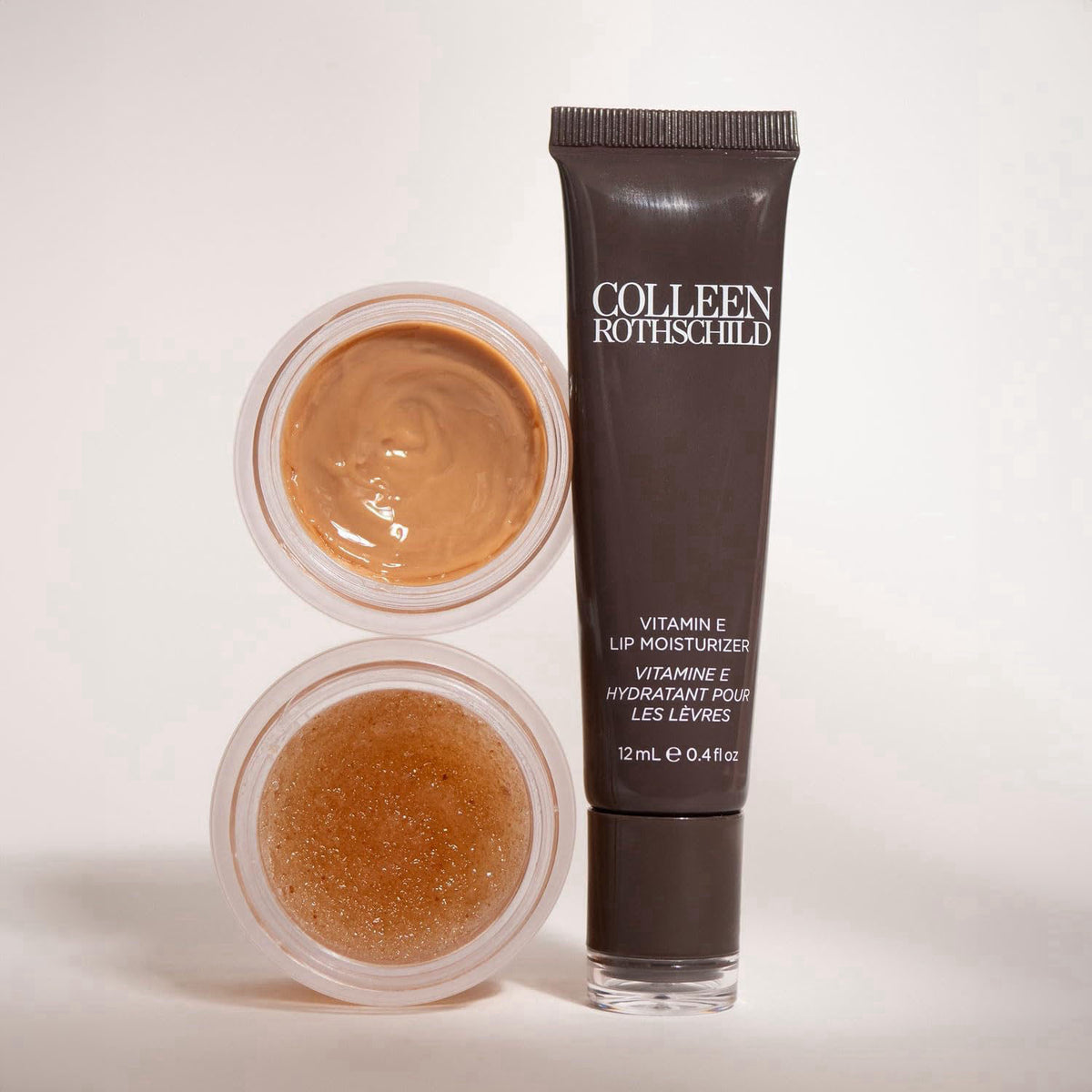 Colleen Rothschild Vitamin E Lip Moisturizer Balm - Hydrating Lip Care – back view and specifications