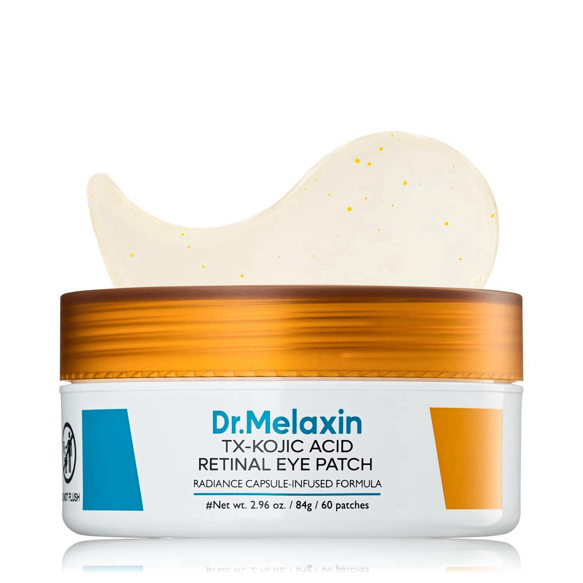 Dr.Melaxin TX Kojic Acid Retinal Eye Patch for Dark Circles and Puffiness, Radiance Capsule-Infused Anti-Aging Eye Mask 