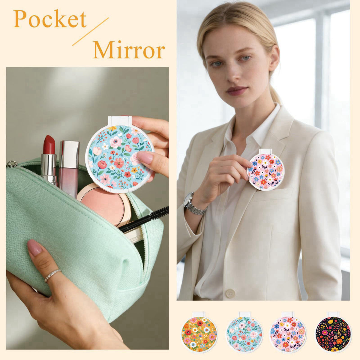 GLASSWINDS – Compact &amp; Travel Mirrors on display