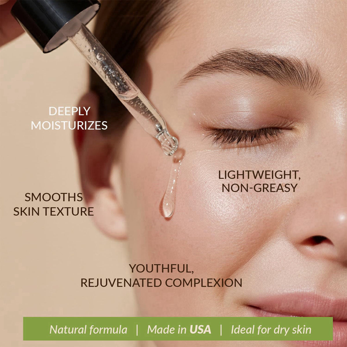 Beauty by Earth Bio Retinol Alternative Bakuchiol Serum - Smooths Fine Lines & Wrinkles – full view