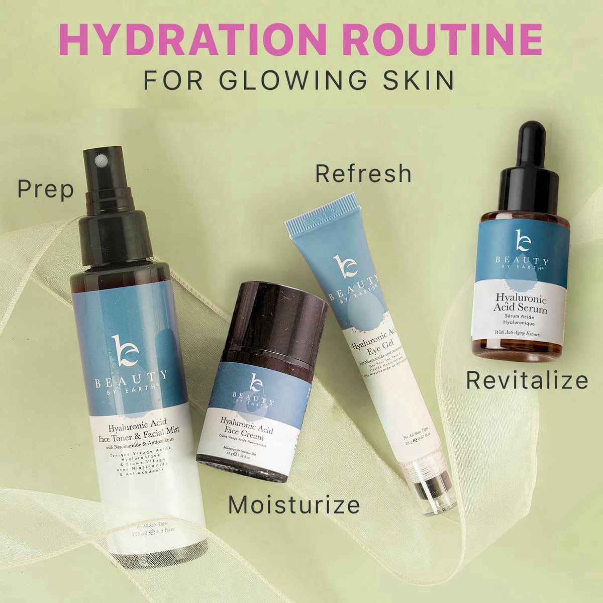 Beauty by Earth – Face Moisturizers on display