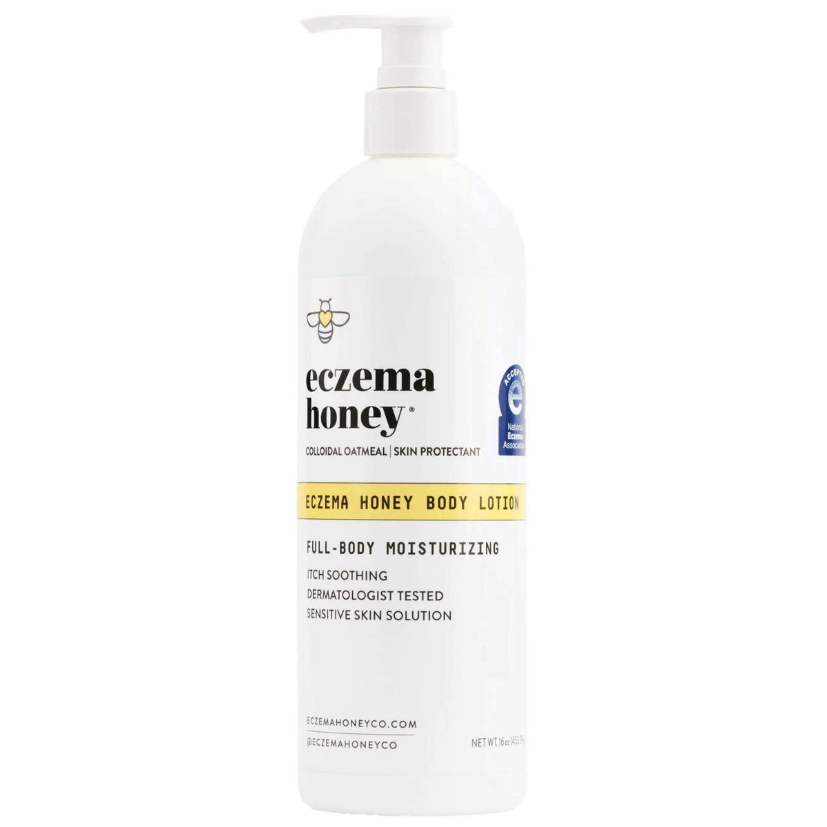 ECZEMA HONEY Oatmeal Body Lotion, Natural Dry Skin Repair (16 Oz) – product photo (Lotions)