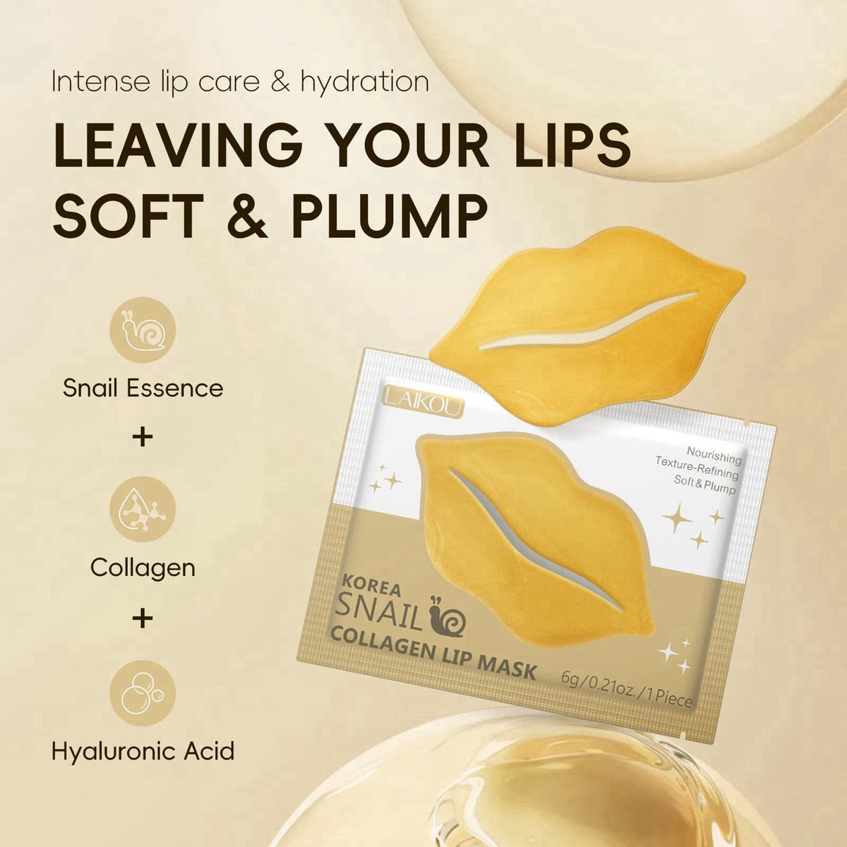 LAIKOU Korean Skin Care, Skin Care Set, Face Mask, Eye Mask, Lip Mask 20pcs – alternate angle