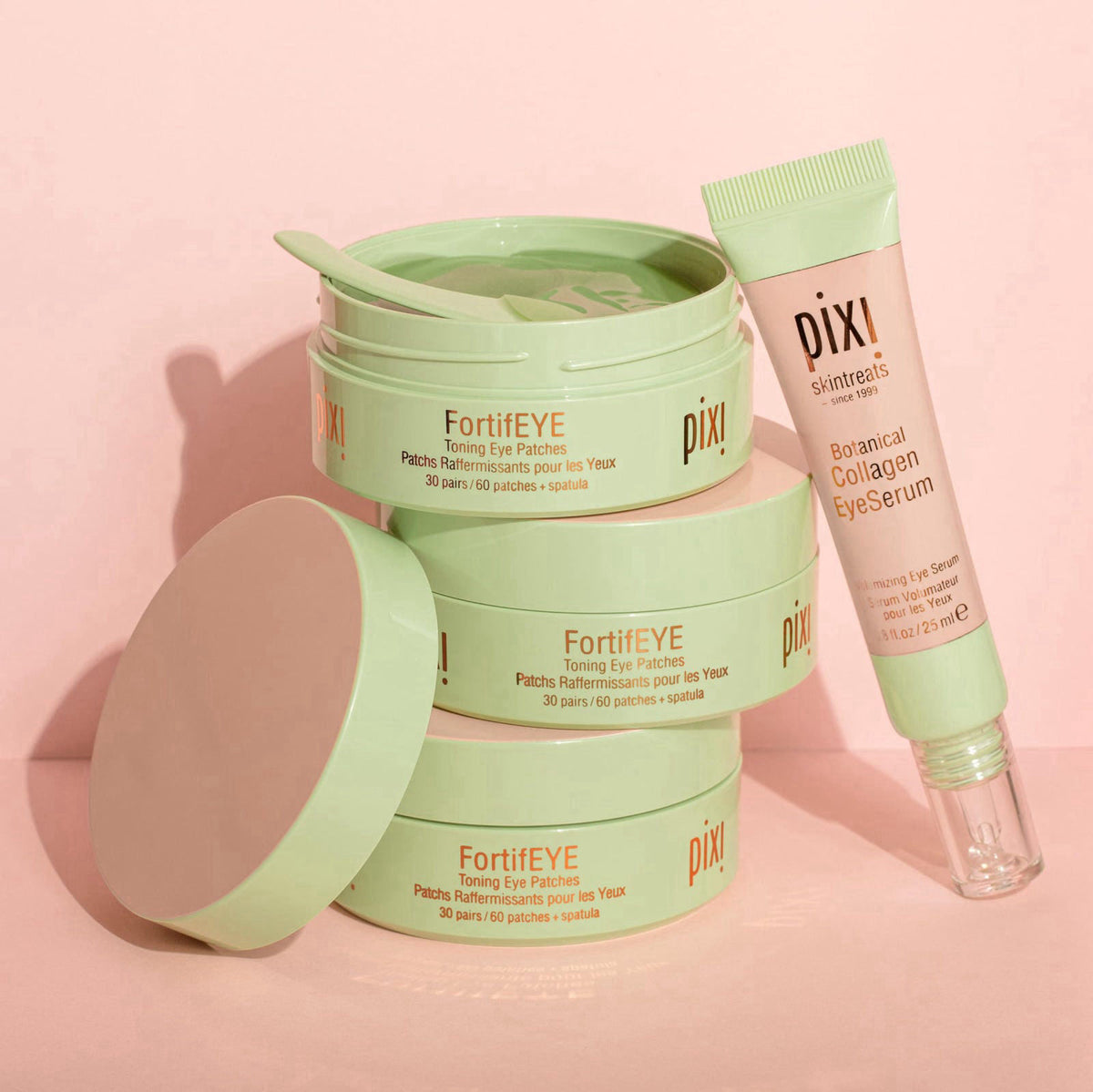 Pixi Beauty Botanical Collagen Eye Serum – back view and specifications