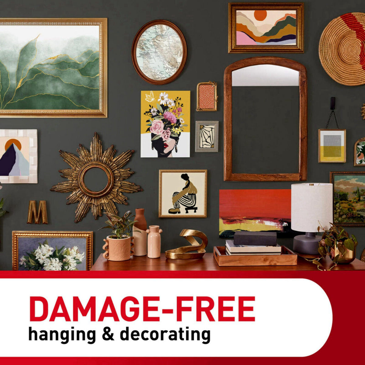 Command XL Heavyweight Picture Hanging Strips, 20 lb Capacity, 32 Pairs (64 Strips), White Adhesive, Damage-Free Wall Ha