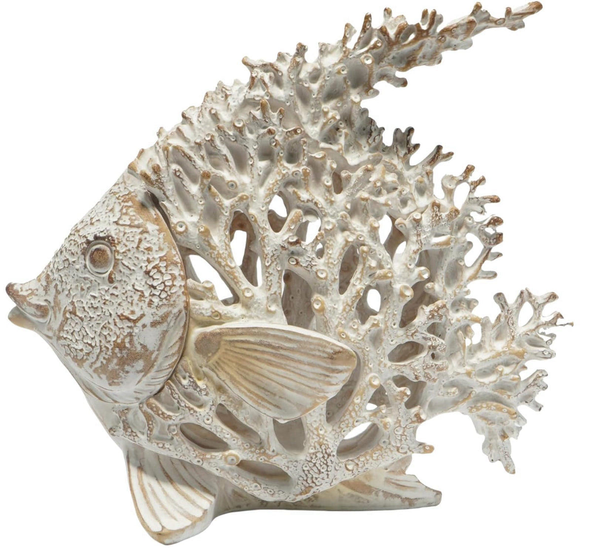 VVGIFTS Beach Coastal Coral Reef Angelfish Home Office Bathroom Decor Gift – alternate angle