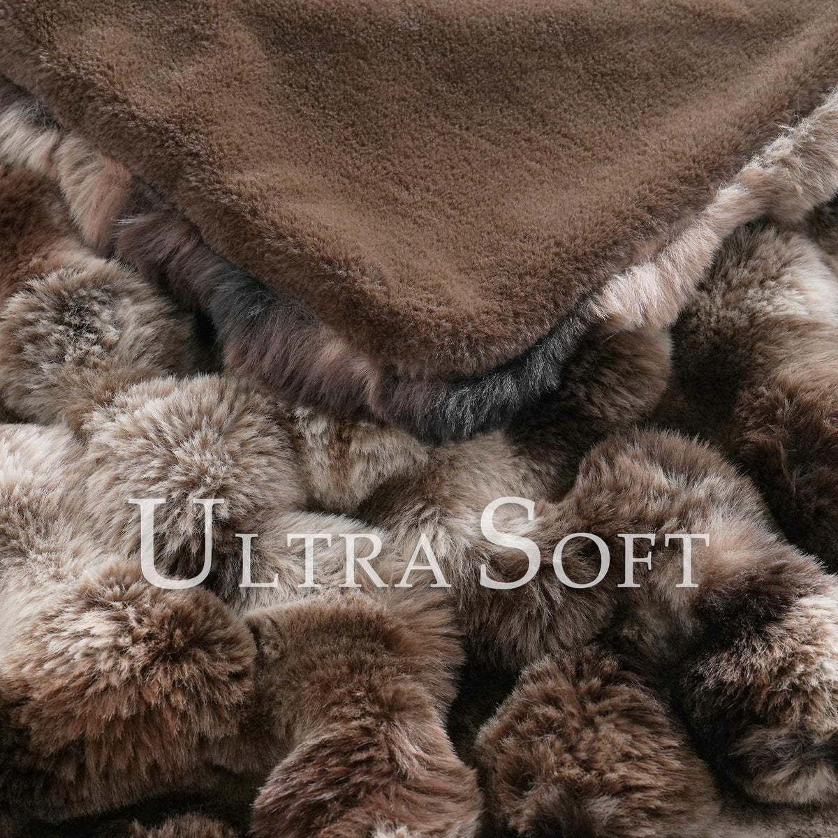 BENVWE Fluffy Faux Fur Throw Blanket for Couch, Soft Plush Thick Cozy Fuzzy Luxury Minky Bubble Blanket for Home Living 