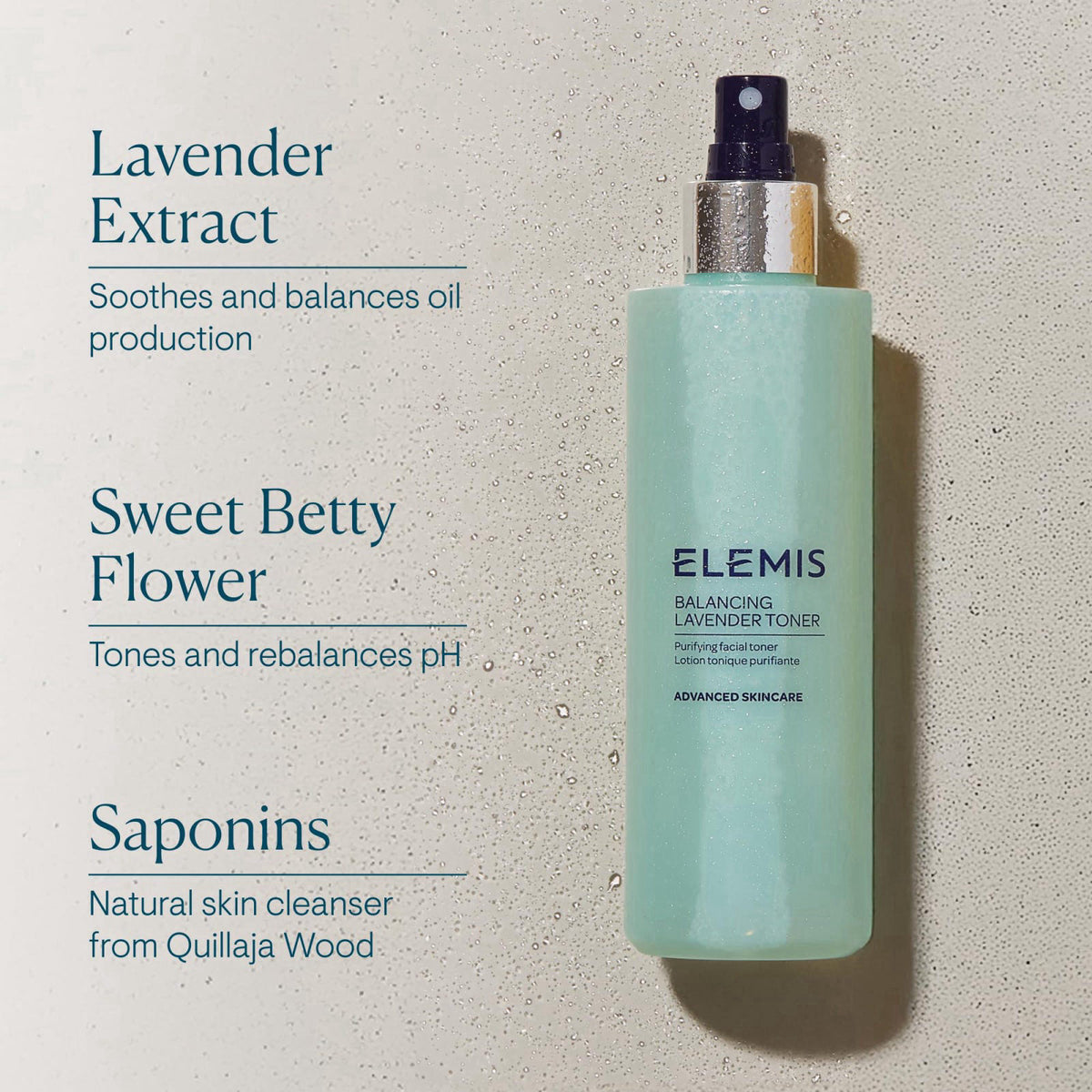ELEMIS Balancing Toner, Alcohol-Free Purifying Facial Treatment, 200ml – alternate angle