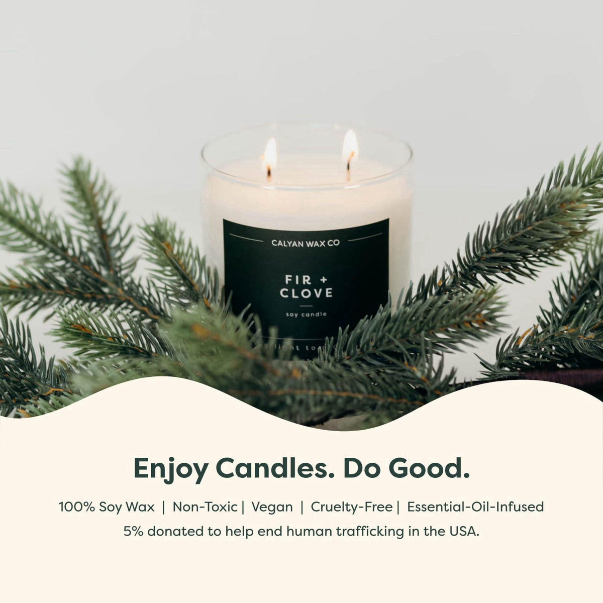 Calyan Wax Co. – Jar Candles on display