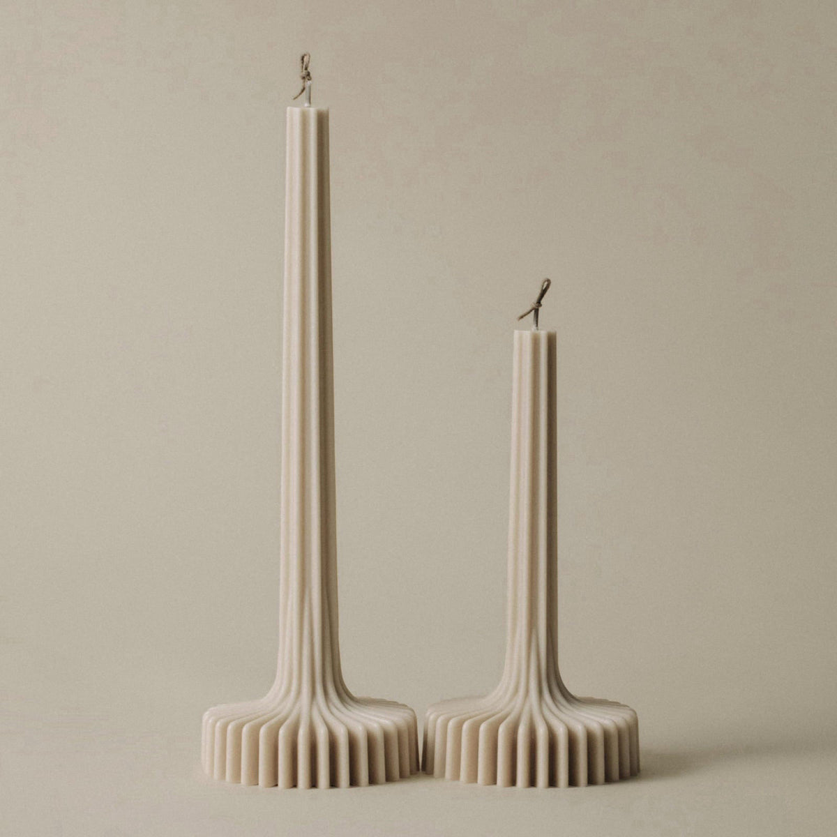 LAWA Candles – Pillars on display