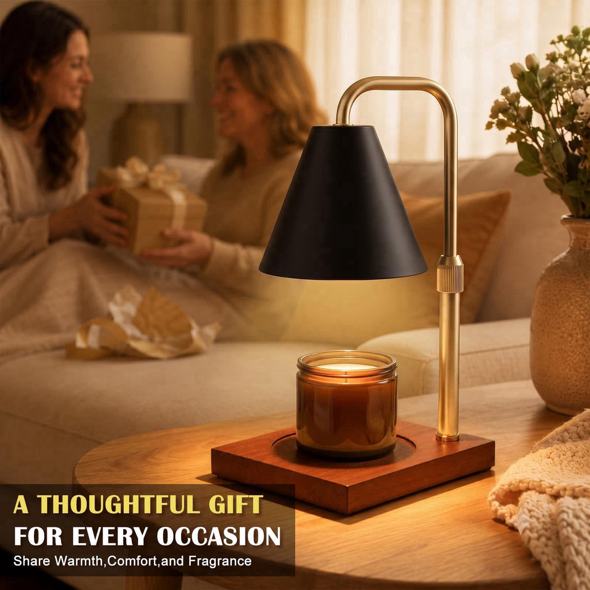 BJFFN Candle Warmer Lamp with Timer, Birthday Gifts for Women – alternate angle