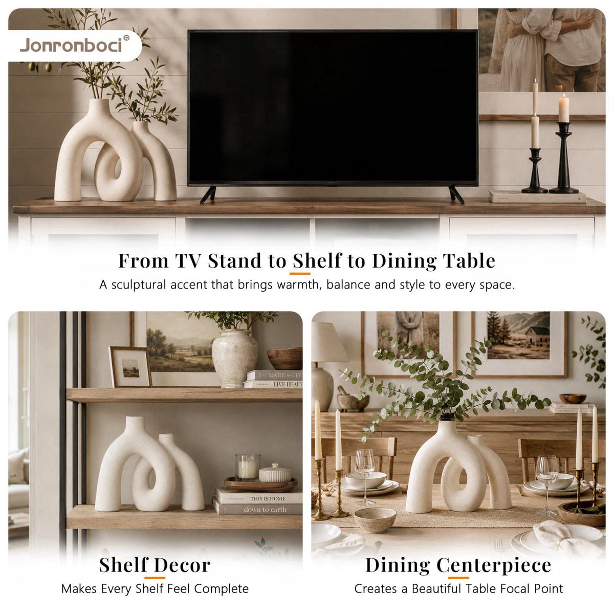 Jonronboci – Vases on display
