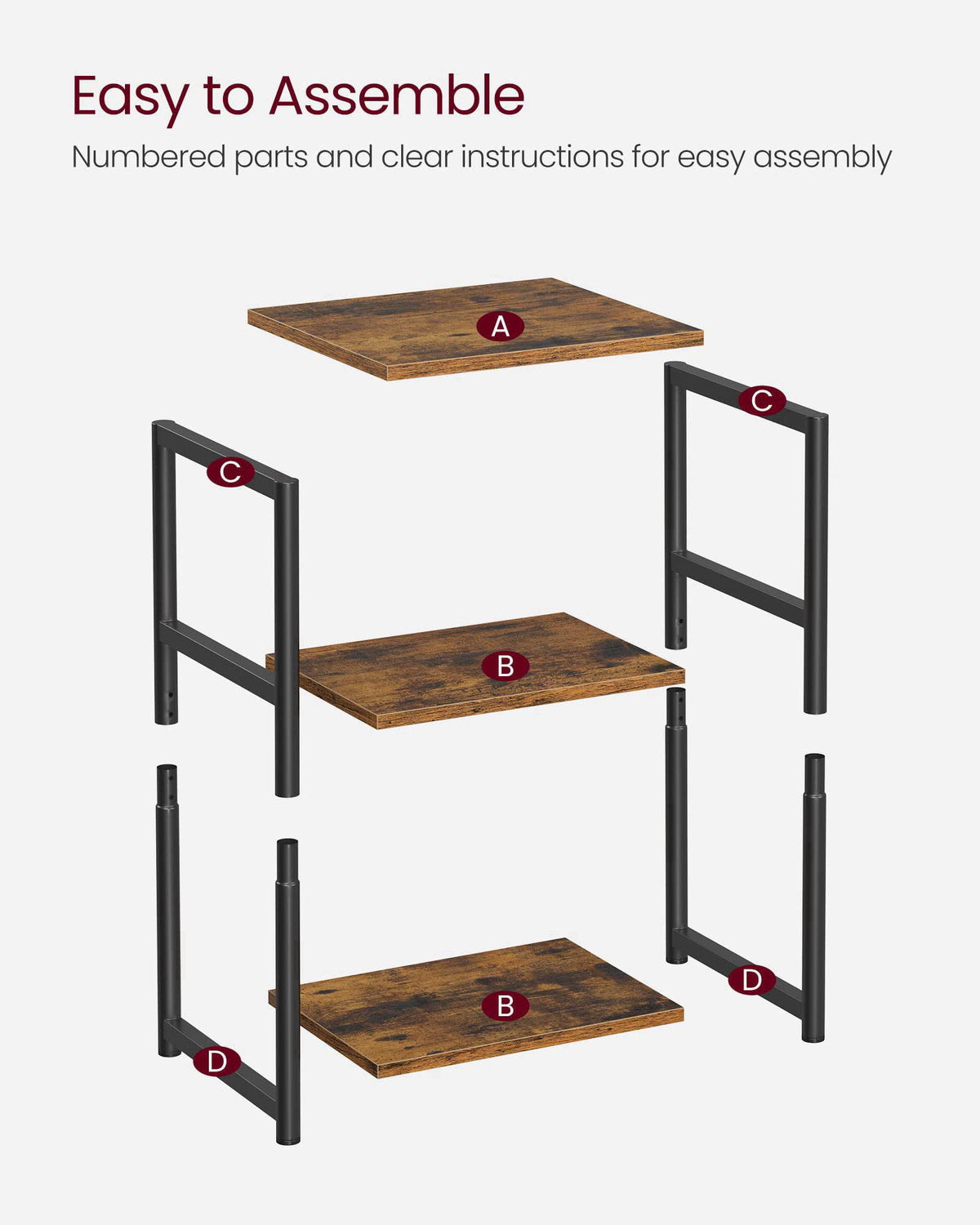 VASAGLE – End Tables on display