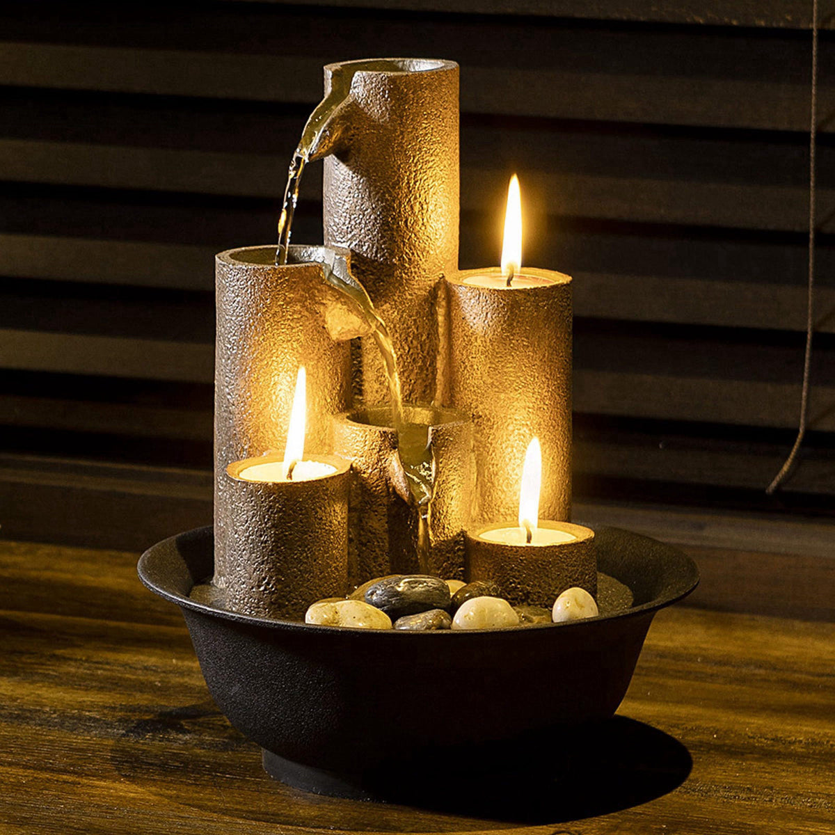 Alpine Corporation WCT202 Indoor Tabletop Tiered Water by Premium Selection — view 6