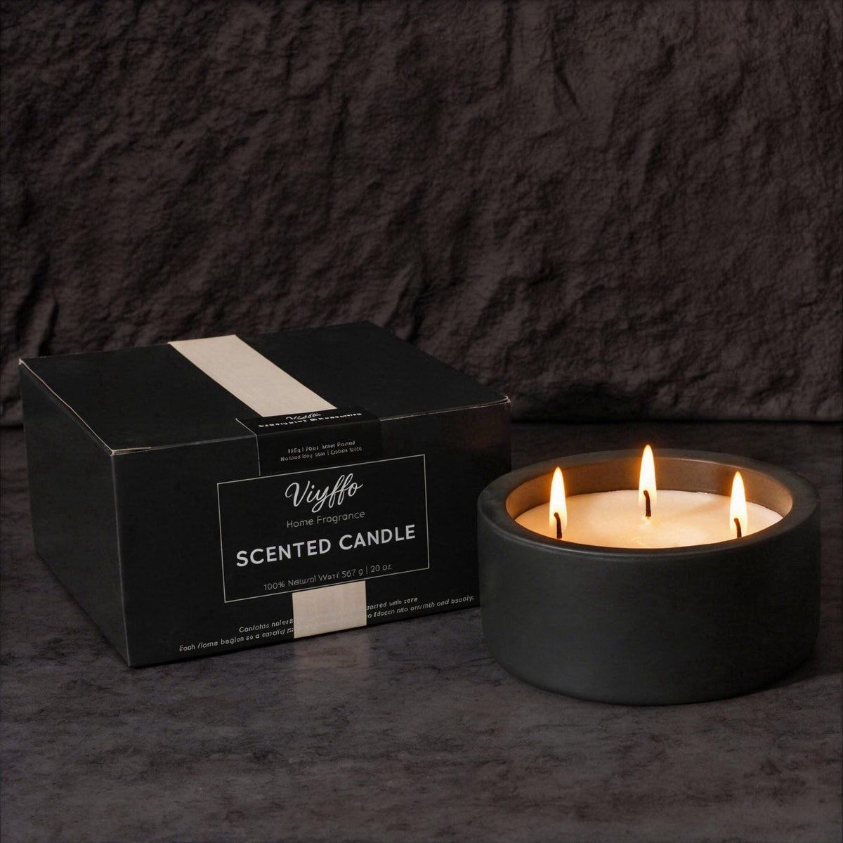 Viyffo – Jar Candles on display