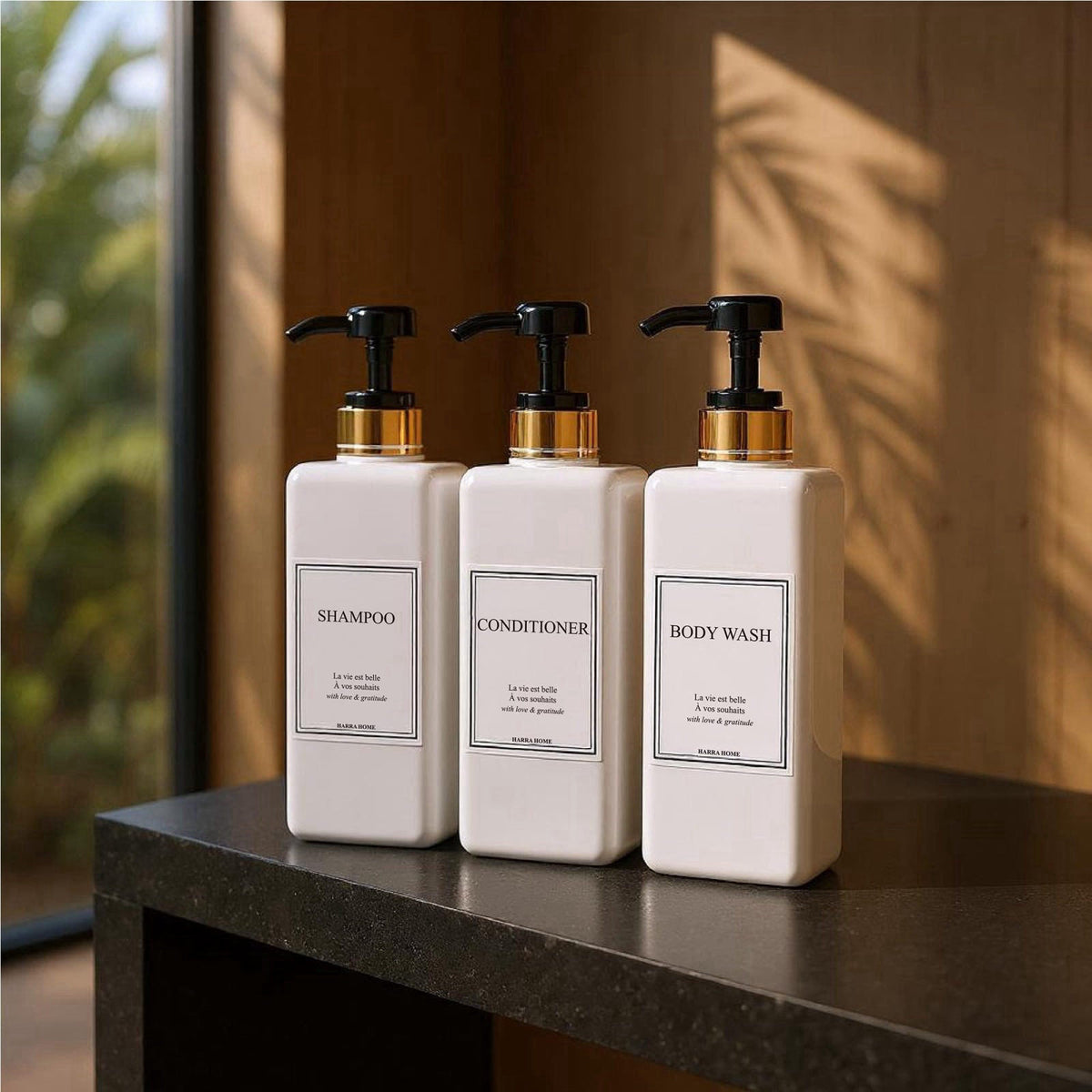 HARRA HOME – Shower Dispensers on display