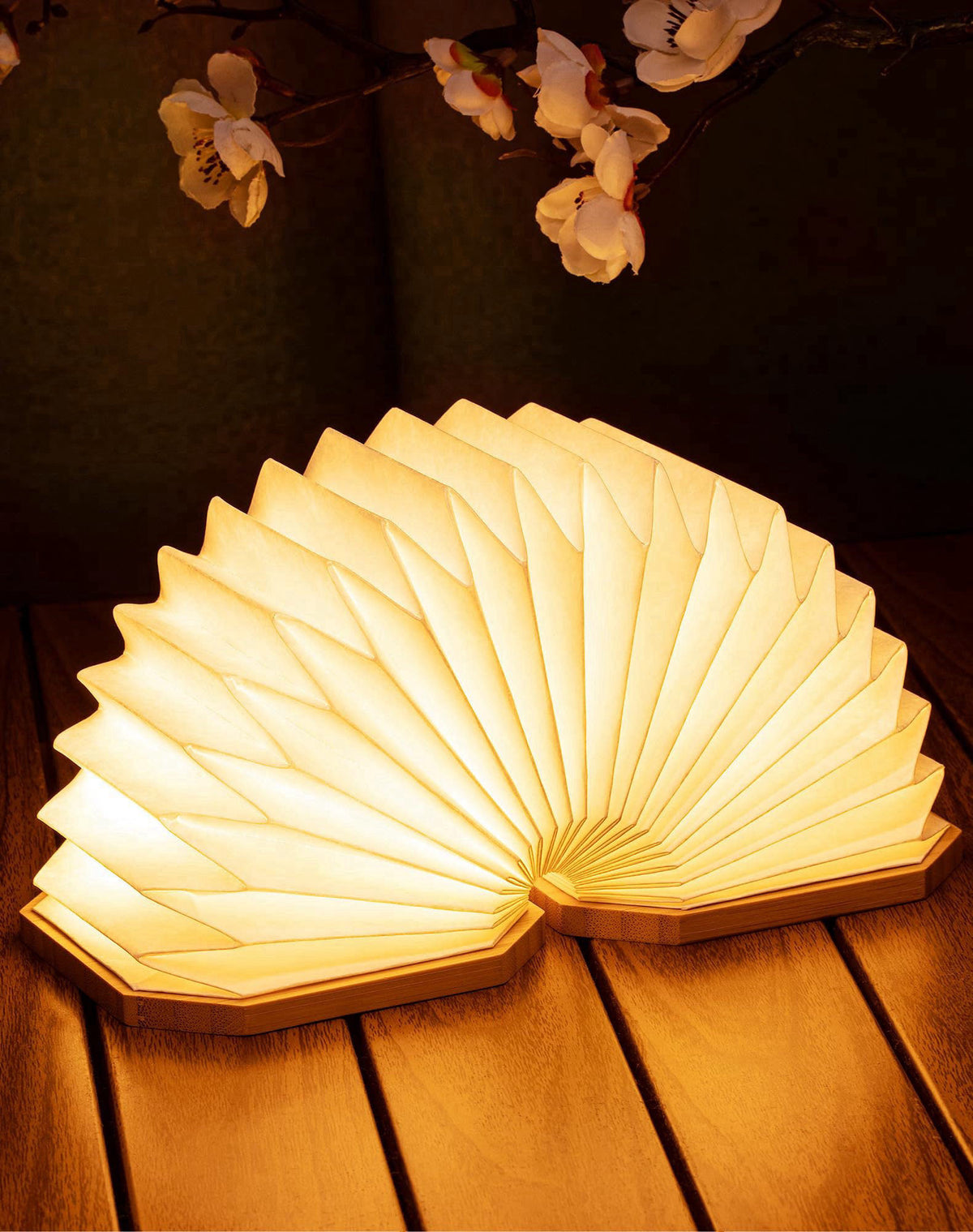 ZBOLE Originality Folding Accordion Lamp, Japanese Gift, LED Paper Lantern