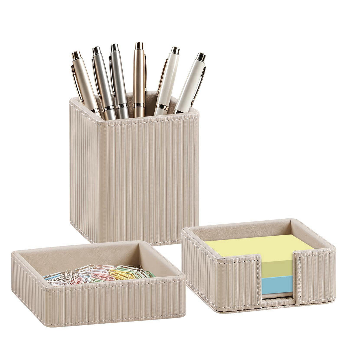 Cretkhp Office Desk Accessories Organizer Set Office Desk Supplies Kit