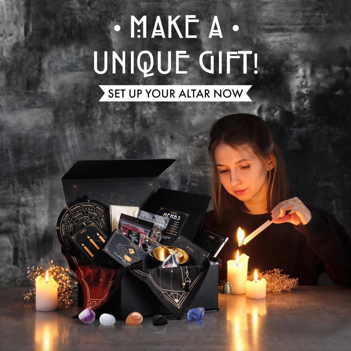 Wyspell – Craft Kits on display