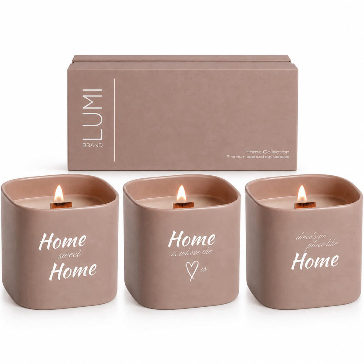 Lumi Brand – Candle Sets on display