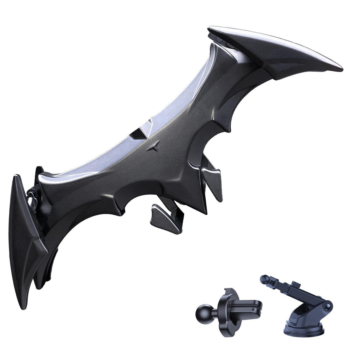 livin Alloy Material Unique Phone Holder Mount for Car Gifts for Men Bat Decorations Collectibles for Room Universal Ven