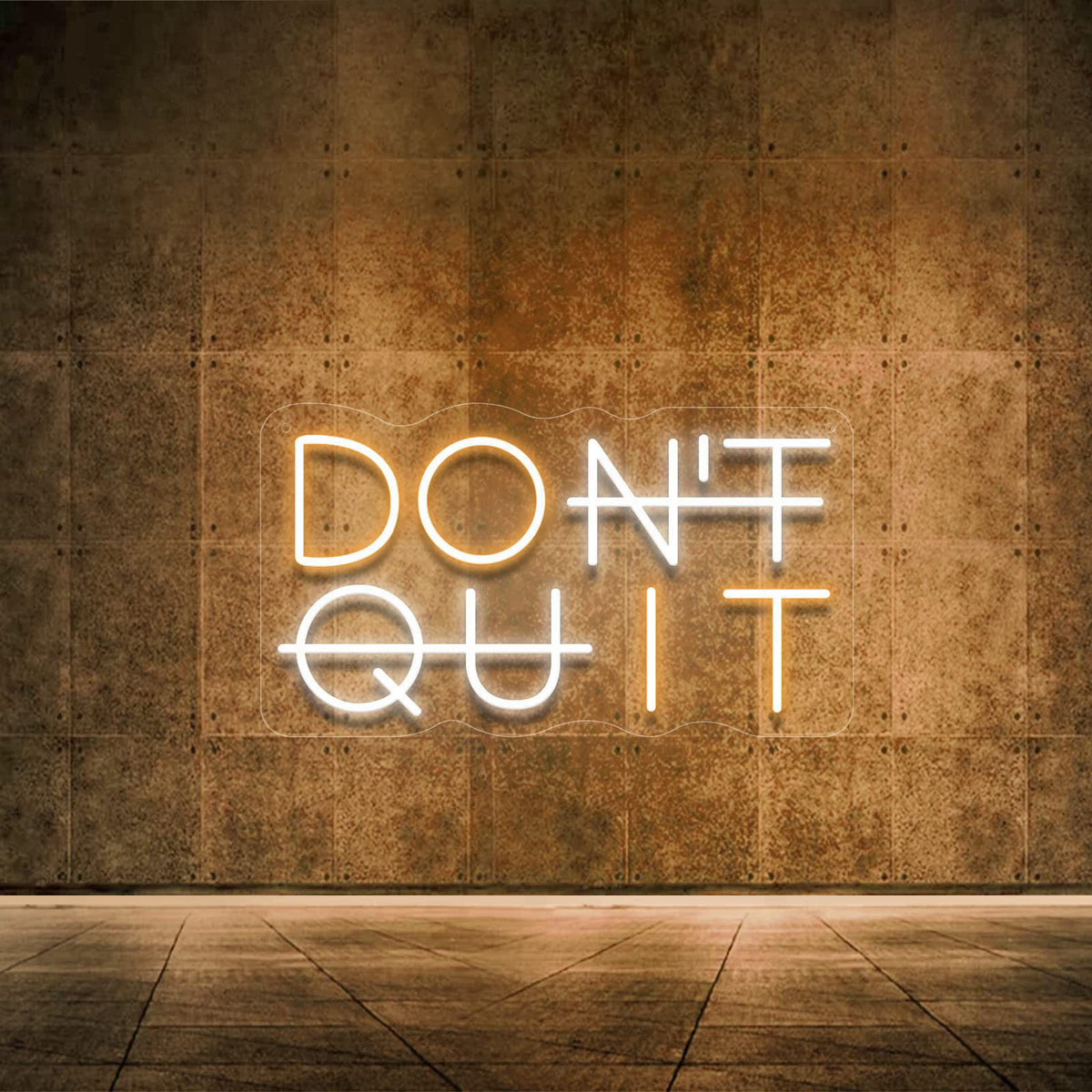 YIKBIK Don't Quit LED Neon Sign for Wall Decor, DO IT Neon Lights Party Decorations, USB Powered Switch Neon Lights ligh