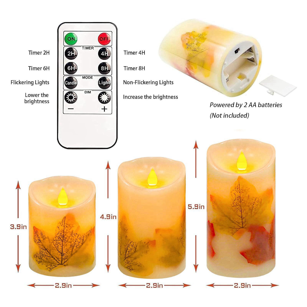 VEEKI – Flameless Candles on display