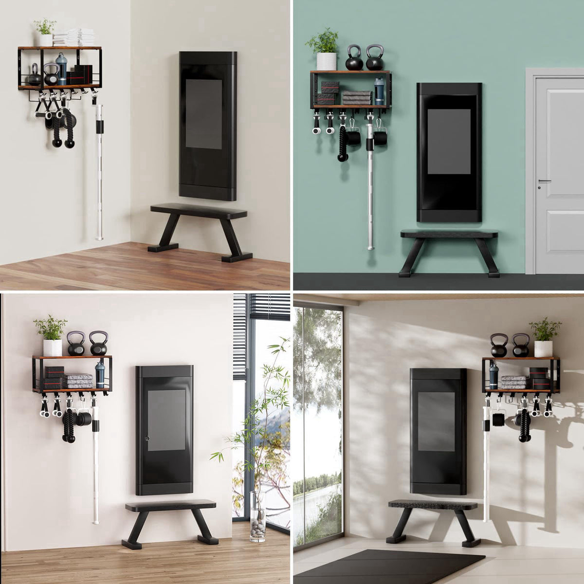 TJ.MOREE – Floating Shelves on display