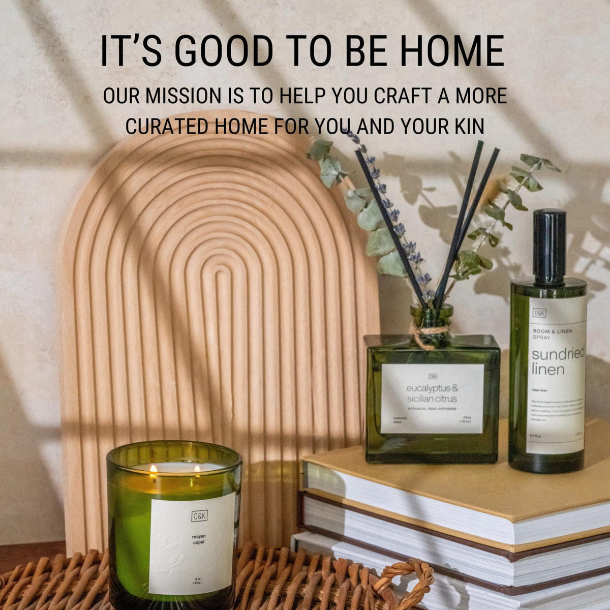 Craft & Kin – Reed Diffuser Sets on display