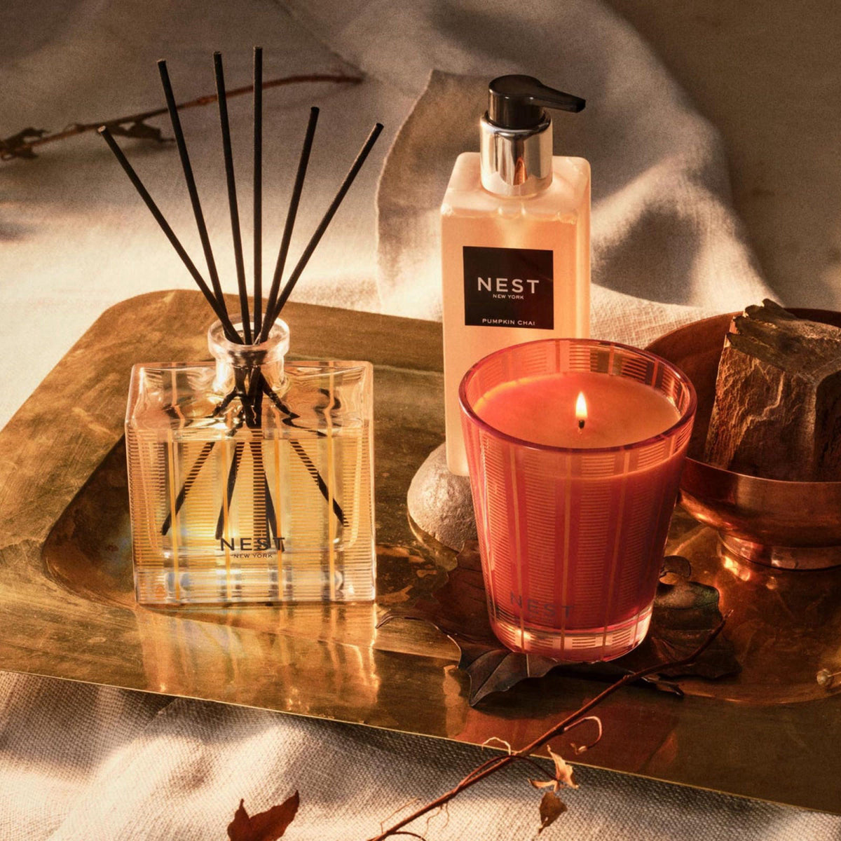 NEST New York Scented Classic Candle Pumpkin Chai by Premium Selection — view 6