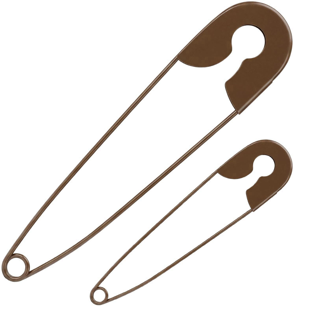 Daifunli 2 Pcs Large Hanging Metal Safety Pins Rustic Laundry Giant Safety Pin Laundry Wall Sign for Home Room Wall 3D D