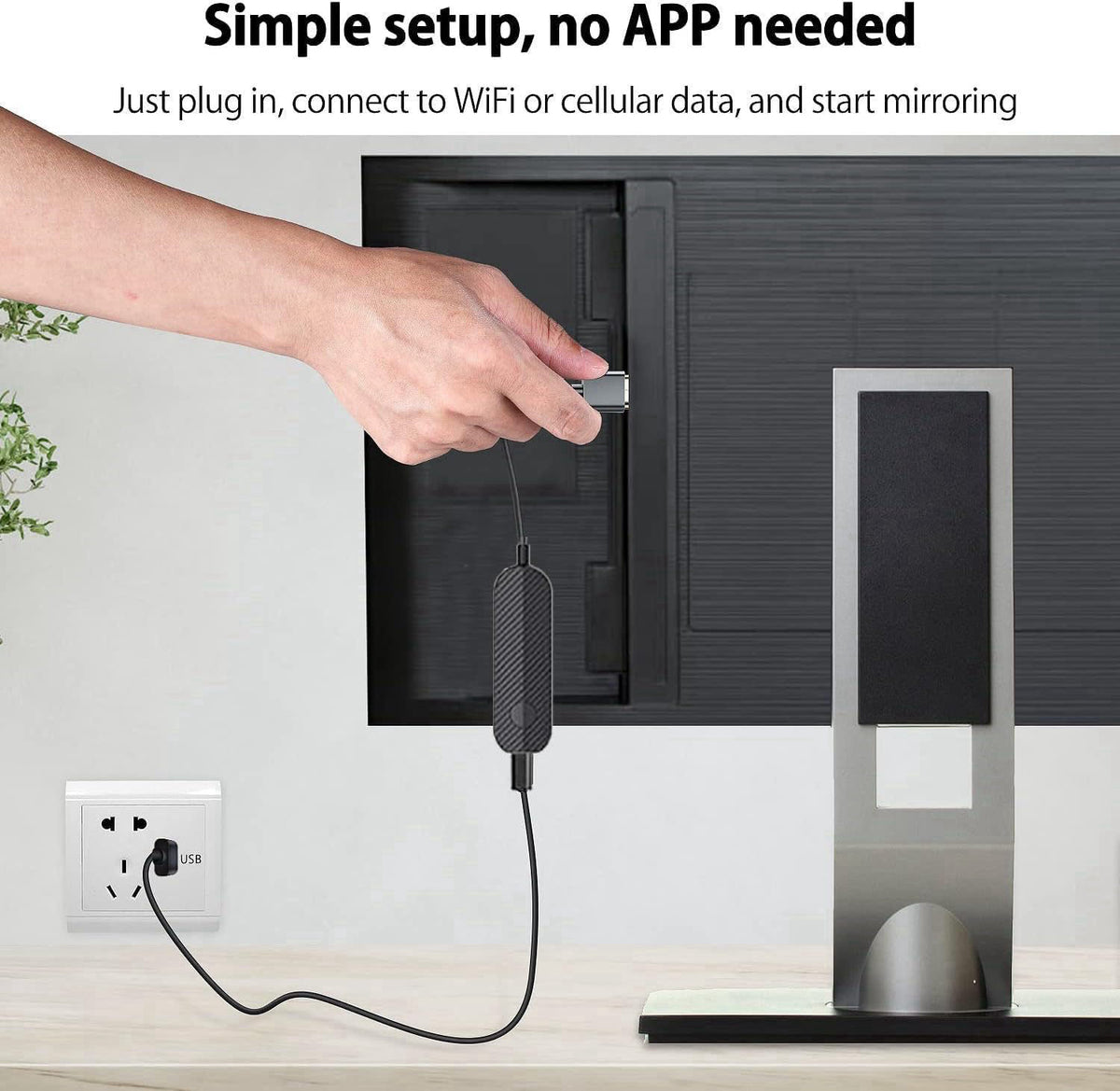 zonsiton iShare iOS Wireless HDMI Display Adapter for iPhone, Streaming Mirroring Device for iPhone to TV/Monitor/Projec