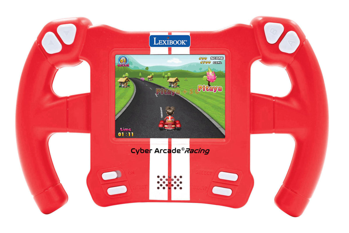 Lexibook, Cyber Arcade Racing Console, JL3150 – product photo (Plug &amp; Play Video Games)
