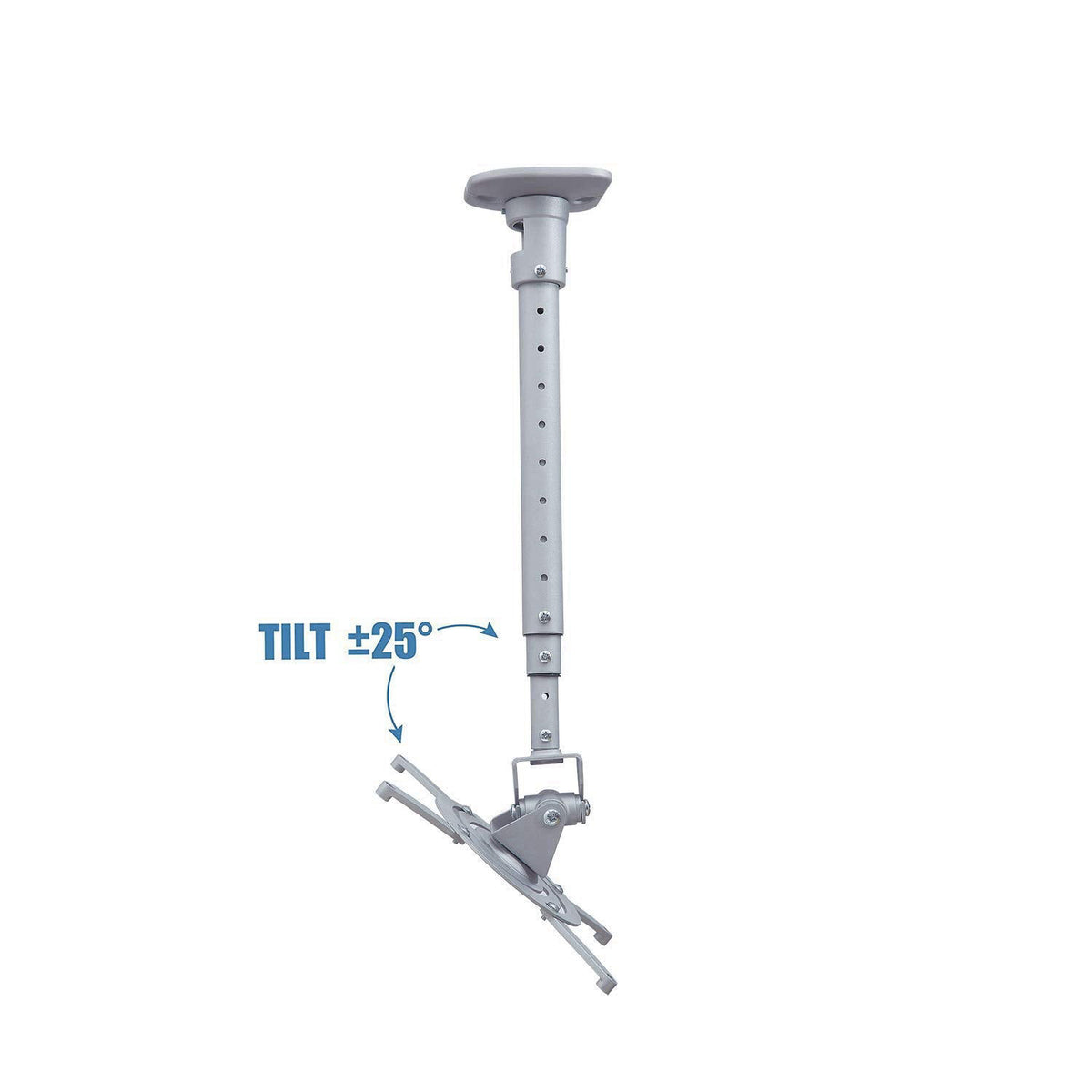 DYNAVISTA Ceiling Projector Mount Bracket with Adjustable Extendable Arms, Rotating Swivel Tilt for Home and Office Proj