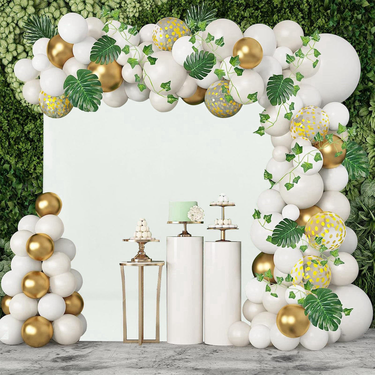 Sugargirl 8FTX10FT Ivory Screen Backdrop Background for Photography, Polyester Photo Backdrop for Photoshoot, Party, Vid
