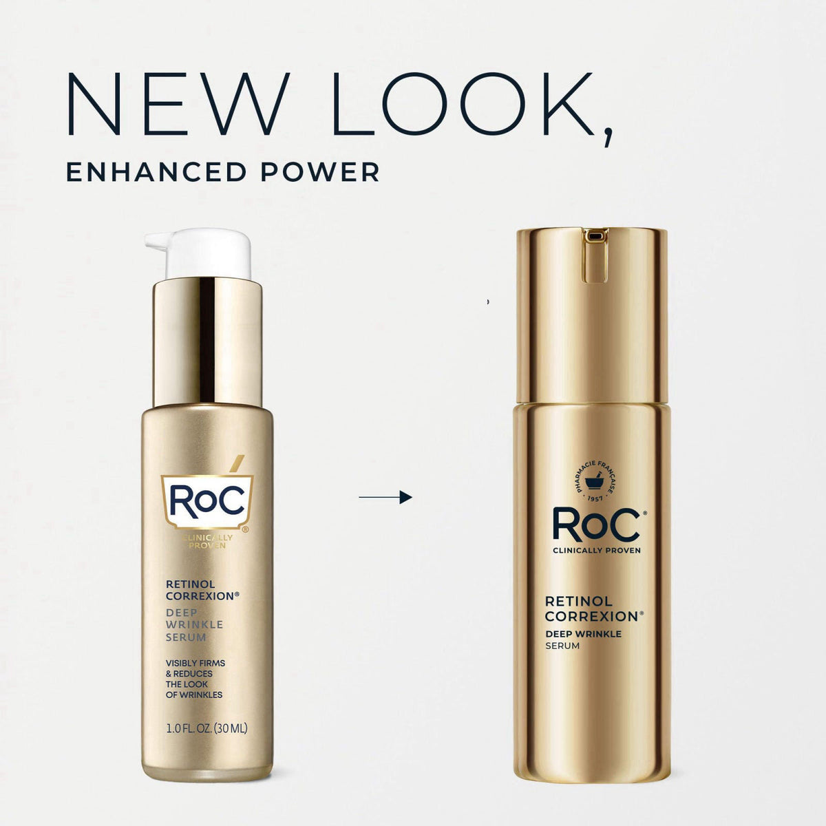 RoC Retinol Correxion Deep Wrinkle Retinol Face Serum, Ascorbic Acid, 1 0z – close-up detail
