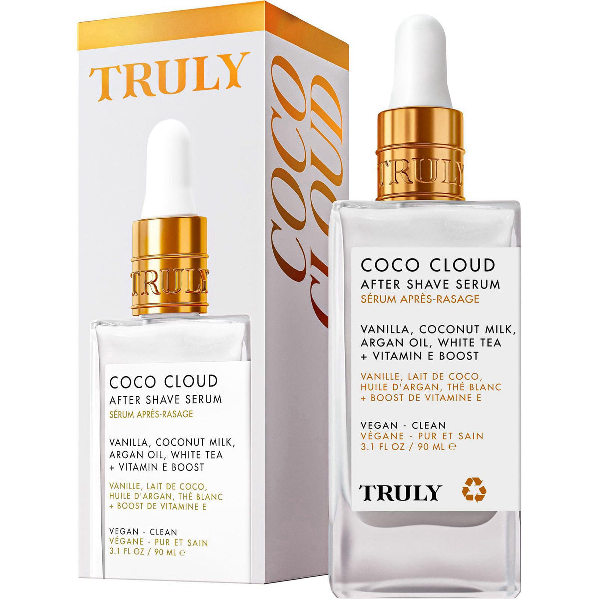 Truly Beauty Coco Cloud After Shave Serum | Post-Shave Treatment – product photo (Oils)