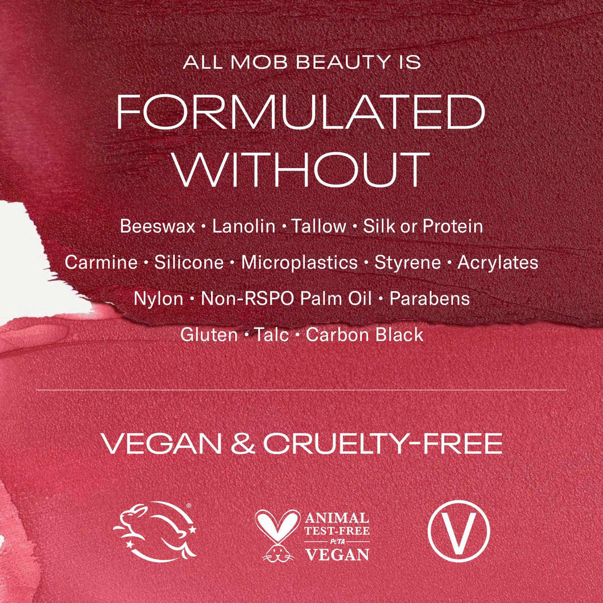 MOB Beauty Hydrating Shine Lip Balm, Soft Rose – alternate angle