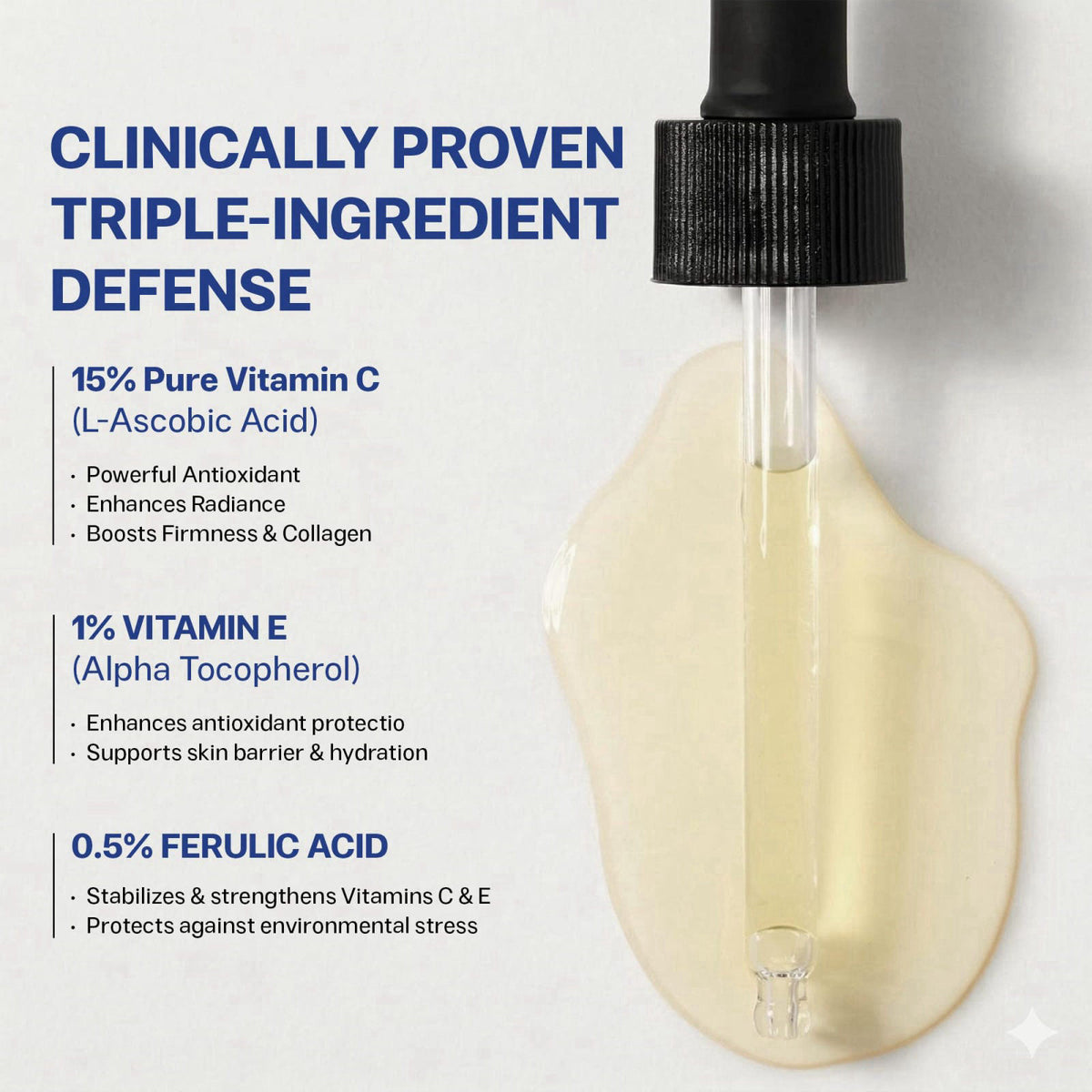 OBOGEE Advanced C E Ferulic Serum, Full Vitamin C Face Serum Anti Aging Skin Care | Enhance Skin Radiance Reduce Fine Li